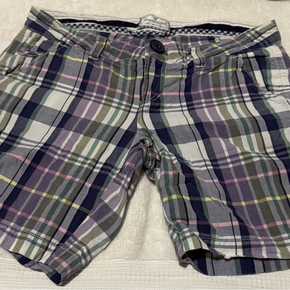 AE Plaid Shorts
